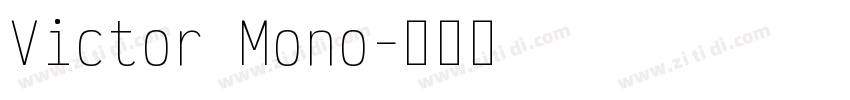 Victor Mono字体转换 Victor Mono字体转换
